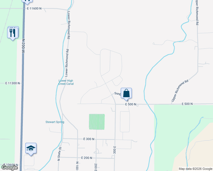 map of restaurants, bars, coffee shops, grocery stores, and more near 625 Cherry Creek Parkway in Richmond