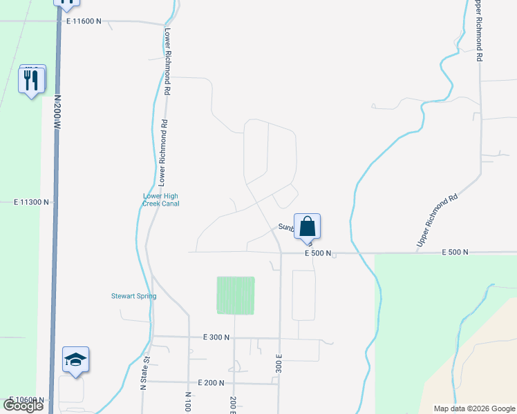 map of restaurants, bars, coffee shops, grocery stores, and more near 625 Cherry Creek Parkway in Richmond