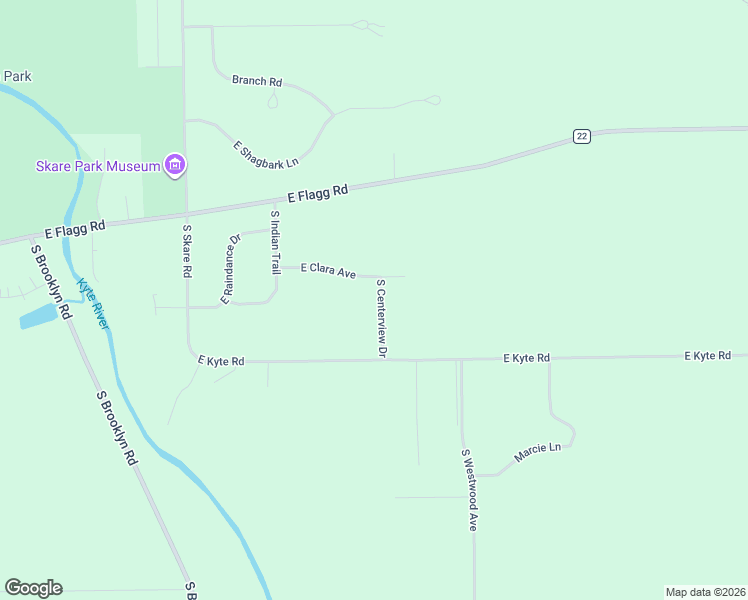 map of restaurants, bars, coffee shops, grocery stores, and more near 5872 South Centerview Drive in Rochelle