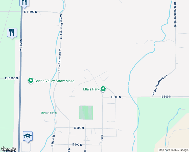 map of restaurants, bars, coffee shops, grocery stores, and more near 625 Cherry Creek Parkway in Richmond