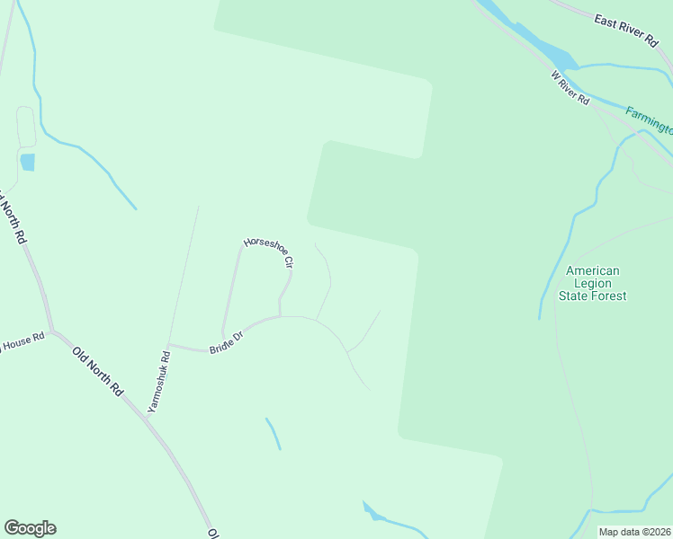 map of restaurants, bars, coffee shops, grocery stores, and more near 14 Stirrup Lane in Barkhamsted
