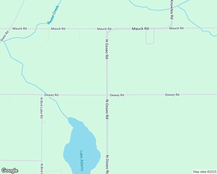 map of restaurants, bars, coffee shops, grocery stores, and more near 2557 North Osseo Road in Hillsdale