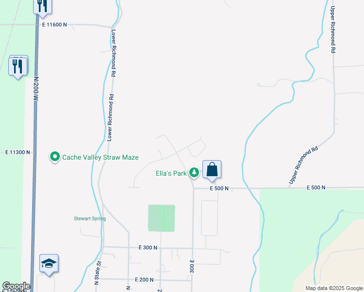 map of restaurants, bars, coffee shops, grocery stores, and more near 625 Cherry Creek Parkway in Richmond