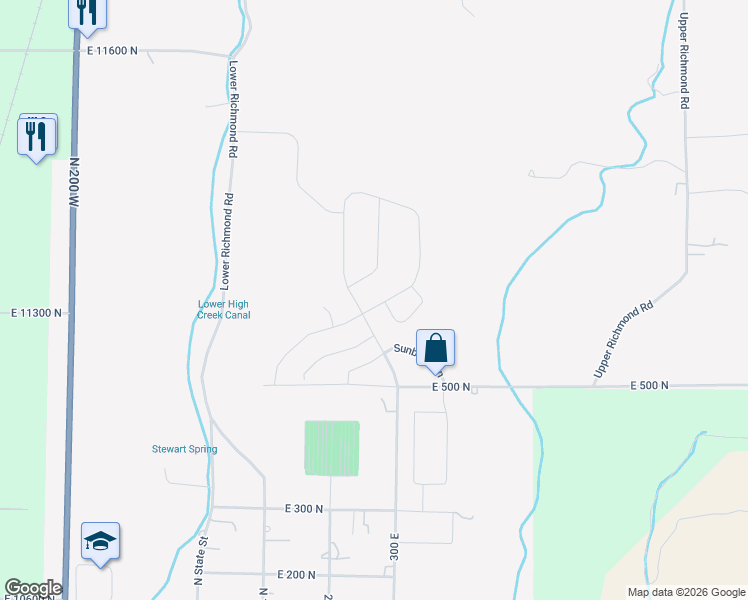 map of restaurants, bars, coffee shops, grocery stores, and more near 625 Cherry Creek Parkway in Richmond