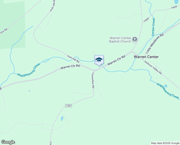 map of restaurants, bars, coffee shops, grocery stores, and more near 2716 Leraysville Road in Warren Center