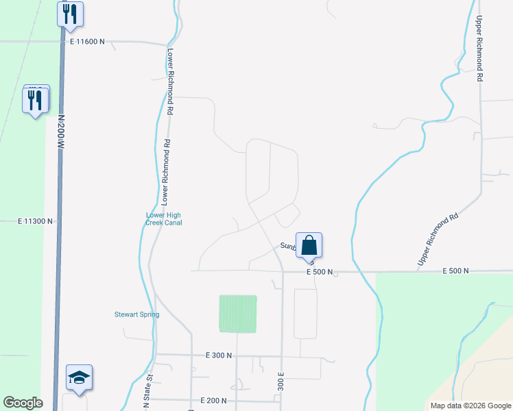 map of restaurants, bars, coffee shops, grocery stores, and more near 636 Cherry Ridge Lane in Richmond