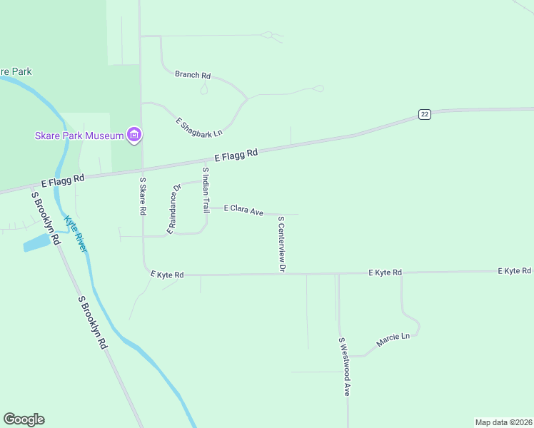 map of restaurants, bars, coffee shops, grocery stores, and more near 5872 South Centerview Drive in Rochelle