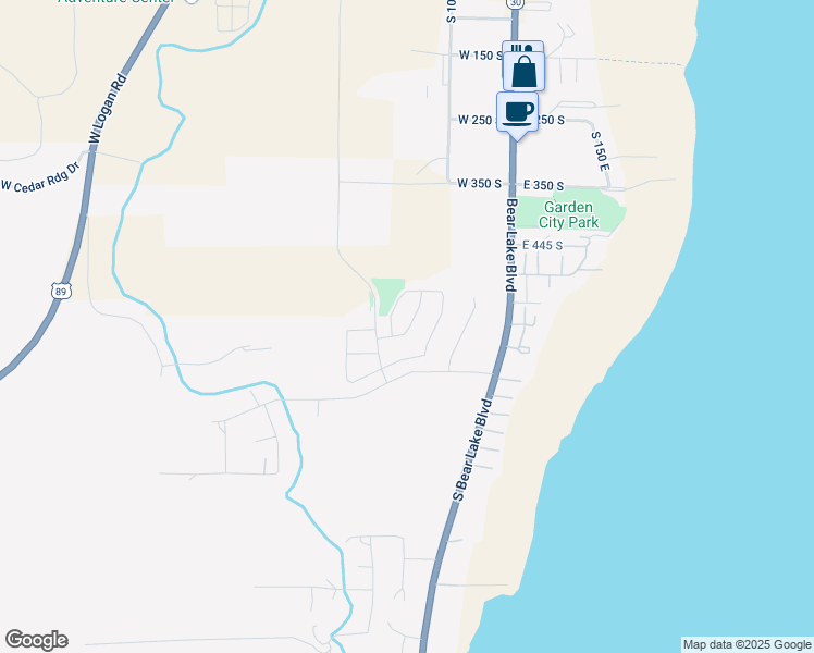 map of restaurants, bars, coffee shops, grocery stores, and more near 583 Aspen Drive in Garden City