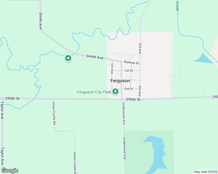 map of restaurants, bars, coffee shops, grocery stores, and more near 395 1st Avenue in Ferguson