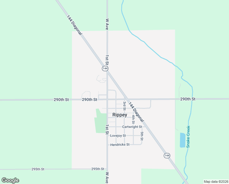 map of restaurants, bars, coffee shops, grocery stores, and more near 204 Percival Street in Rippey