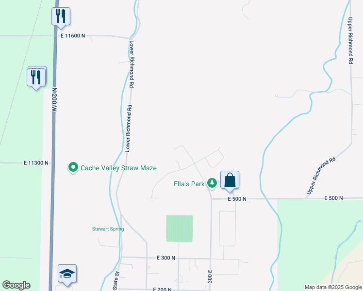 map of restaurants, bars, coffee shops, grocery stores, and more near 670 Cherry Ridge Lane in Richmond