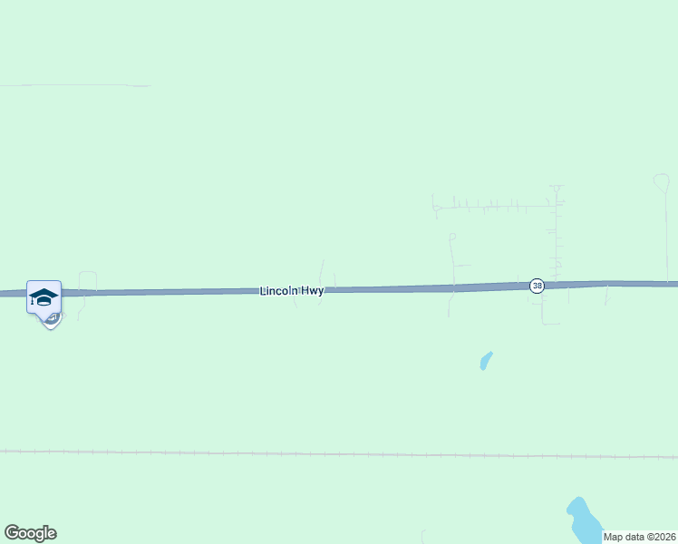 map of restaurants, bars, coffee shops, grocery stores, and more near 5749 Illinois 38 in DeKalb