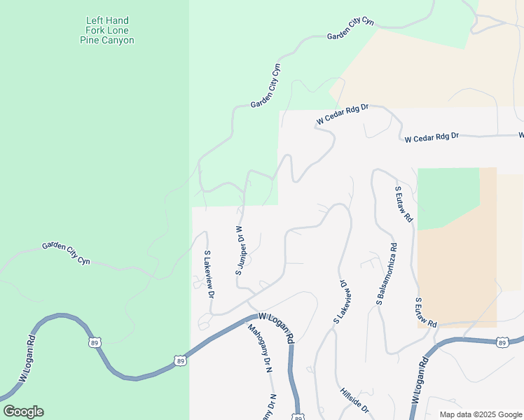 map of restaurants, bars, coffee shops, grocery stores, and more near 585 South Cedar Circle West in Garden City