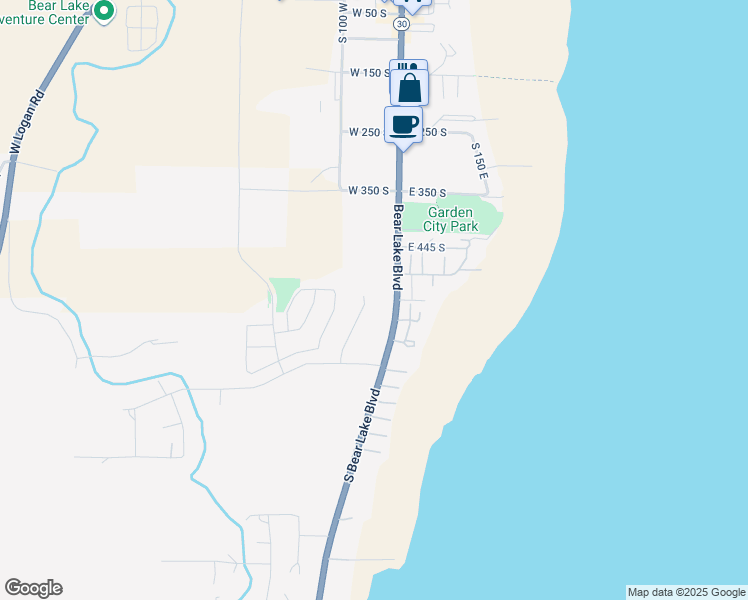 map of restaurants, bars, coffee shops, grocery stores, and more near 540 South Stump Hollow Road in Garden City