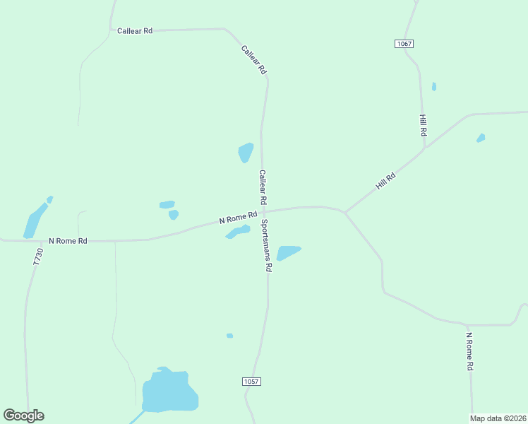 map of restaurants, bars, coffee shops, grocery stores, and more near North Rome Road in Athens