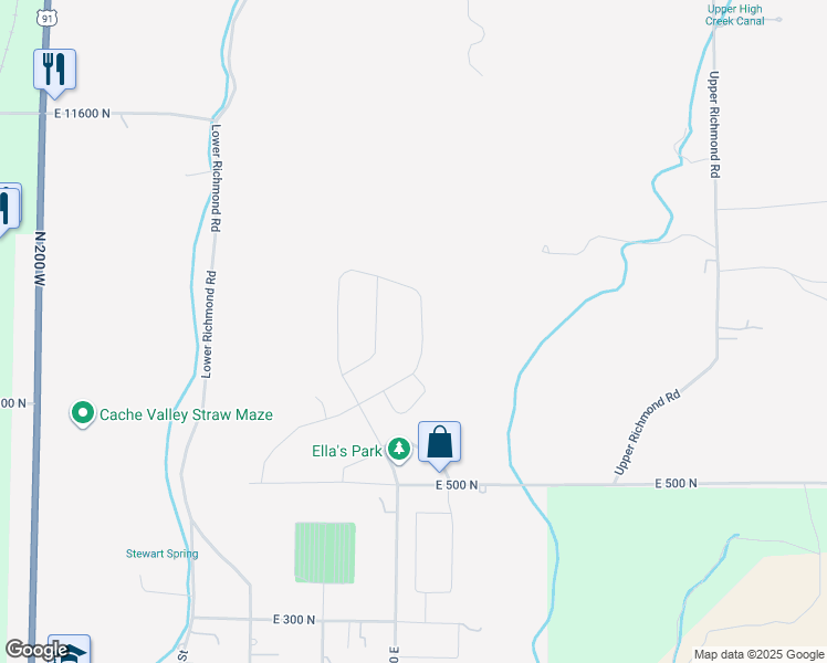 map of restaurants, bars, coffee shops, grocery stores, and more near 667 Cherry Creek Parkway in Richmond