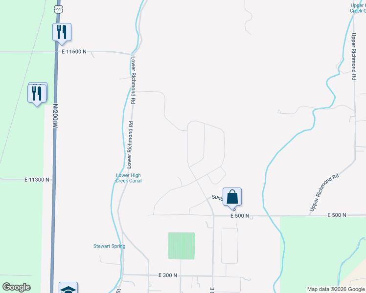 map of restaurants, bars, coffee shops, grocery stores, and more near 669 Cherry Ridge Lane in Richmond