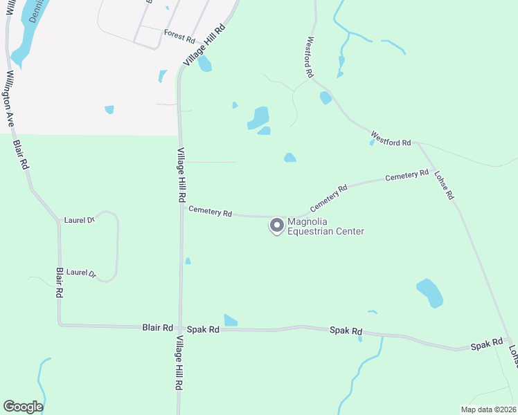 map of restaurants, bars, coffee shops, grocery stores, and more near 25 Cemetery Road in Willington