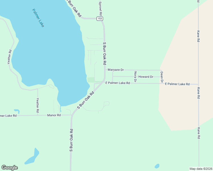 map of restaurants, bars, coffee shops, grocery stores, and more near 33273 East Palmer Lake Road in Colon