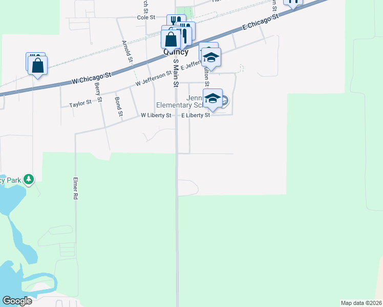 map of restaurants, bars, coffee shops, grocery stores, and more near 40 Glenn Avenue in Quincy