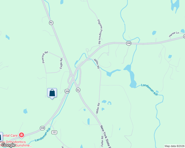 map of restaurants, bars, coffee shops, grocery stores, and more near 85 Miller Road in Dutchess County