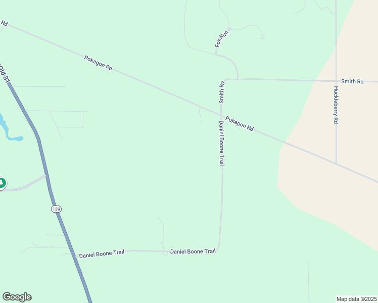 map of restaurants, bars, coffee shops, grocery stores, and more near 6238 Pokagon Road in Berrien Springs