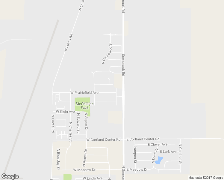 map of restaurants, bars, coffee shops, grocery stores, and more near 39 West Prairiefield Avenue in Cortland