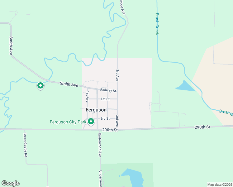 map of restaurants, bars, coffee shops, grocery stores, and more near 100-198 Railway Street in Ferguson