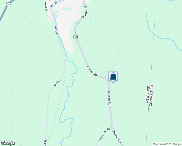 map of restaurants, bars, coffee shops, grocery stores, and more near 202 Sharon Road in Millerton