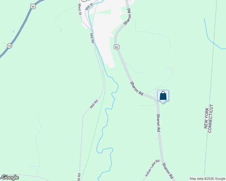 map of restaurants, bars, coffee shops, grocery stores, and more near 418-420 Mill Road in Millerton