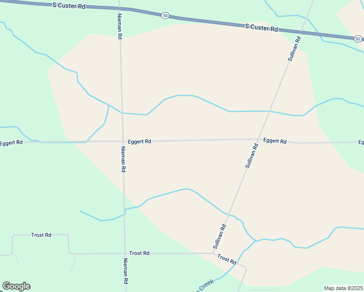 map of restaurants, bars, coffee shops, grocery stores, and more near 11445 Eggert Road in Ida