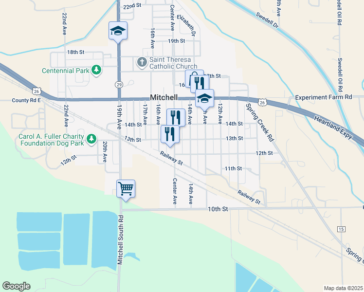 1239 Center Ave, Mitchell NE Walk Score