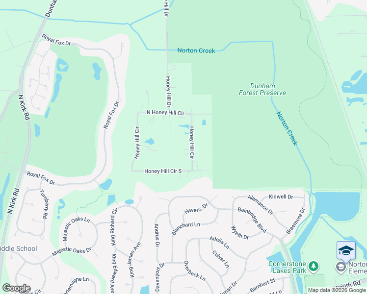 map of restaurants, bars, coffee shops, grocery stores, and more near 4N826 Honey Hill Circle in Wayne