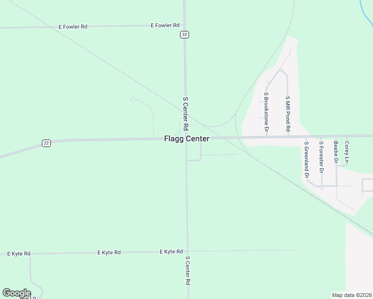 map of restaurants, bars, coffee shops, grocery stores, and more near South Center Road in Rochelle