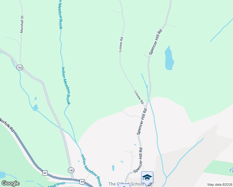 map of restaurants, bars, coffee shops, grocery stores, and more near 115 Losaw Road in Winchester