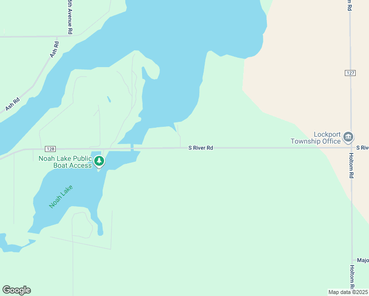 map of restaurants, bars, coffee shops, grocery stores, and more near 19245 South River Road in Three Rivers