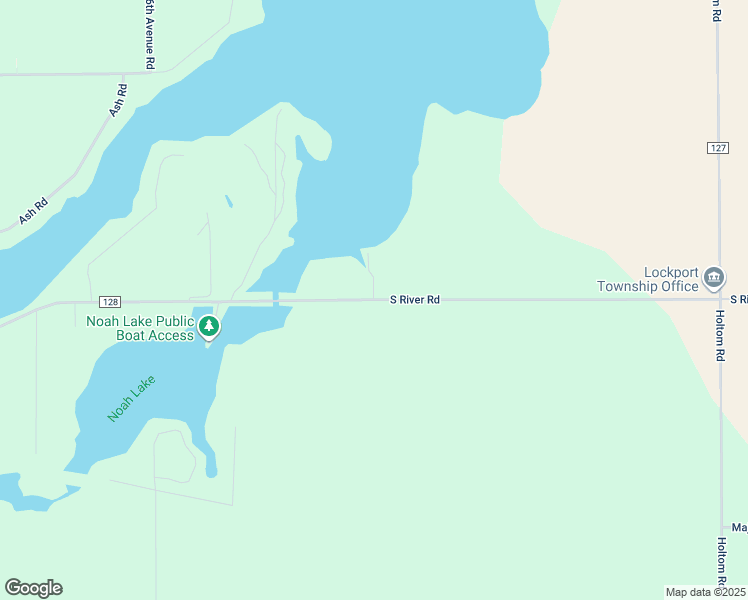 map of restaurants, bars, coffee shops, grocery stores, and more near 19245 South River Road in Three Rivers