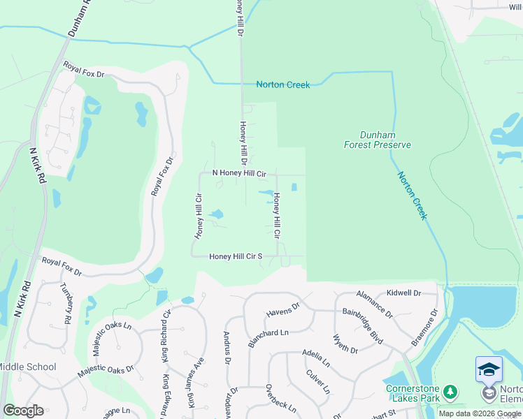 map of restaurants, bars, coffee shops, grocery stores, and more near 4N826 Honey Hill Circle in Wayne