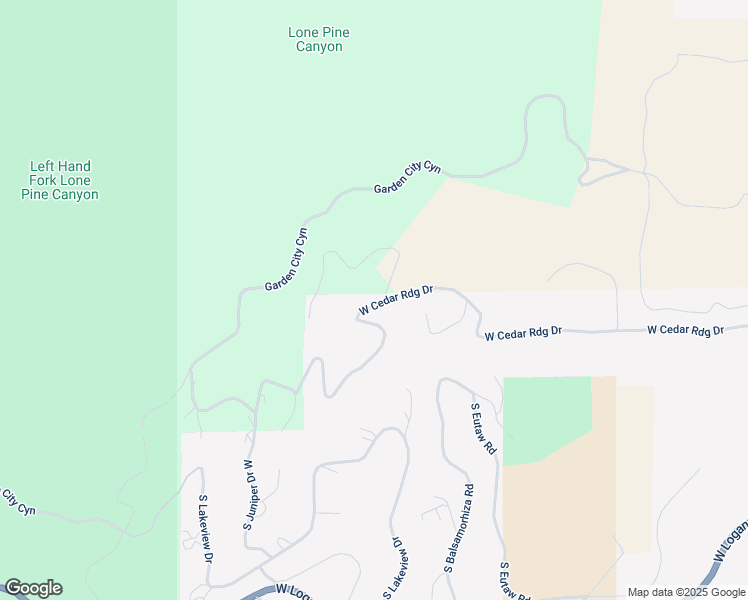 map of restaurants, bars, coffee shops, grocery stores, and more near 1521 West Cedar Ridge Drive in Garden City