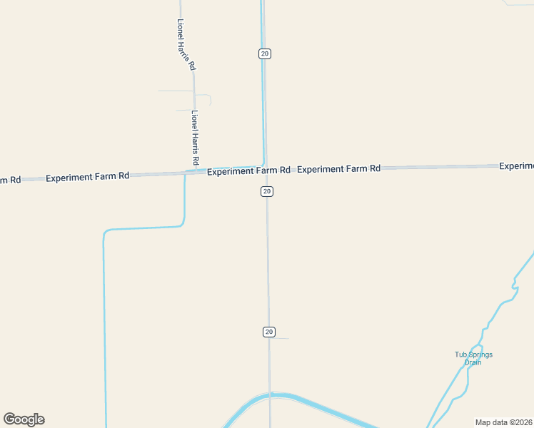 map of restaurants, bars, coffee shops, grocery stores, and more near 50132 County Road 20 in Mitchell