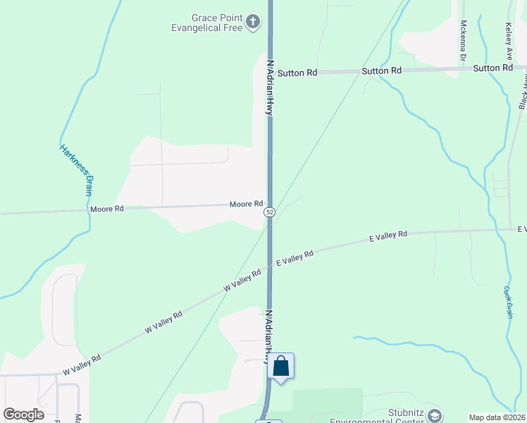 map of restaurants, bars, coffee shops, grocery stores, and more near 3923 South Adrian Highway in Adrian
