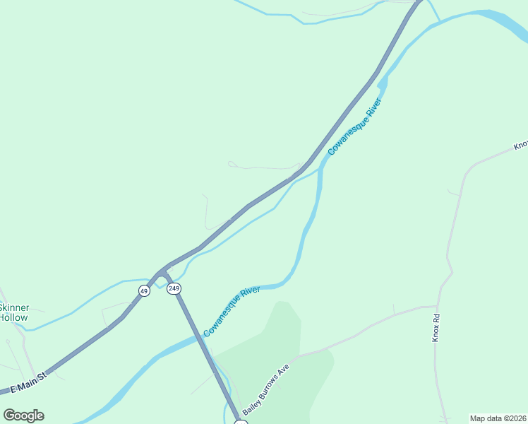 map of restaurants, bars, coffee shops, grocery stores, and more near 3542 State Route 49 in Westfield