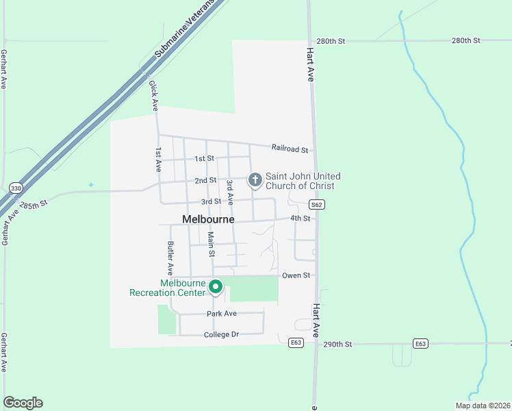 map of restaurants, bars, coffee shops, grocery stores, and more near 300-398 4th Avenue in Melbourne