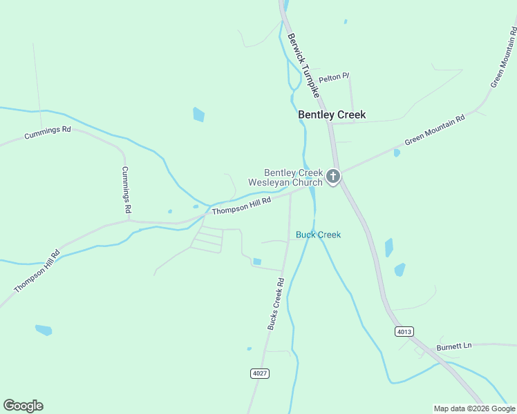 map of restaurants, bars, coffee shops, grocery stores, and more near 5676 Thompson Hill Road in Gillett