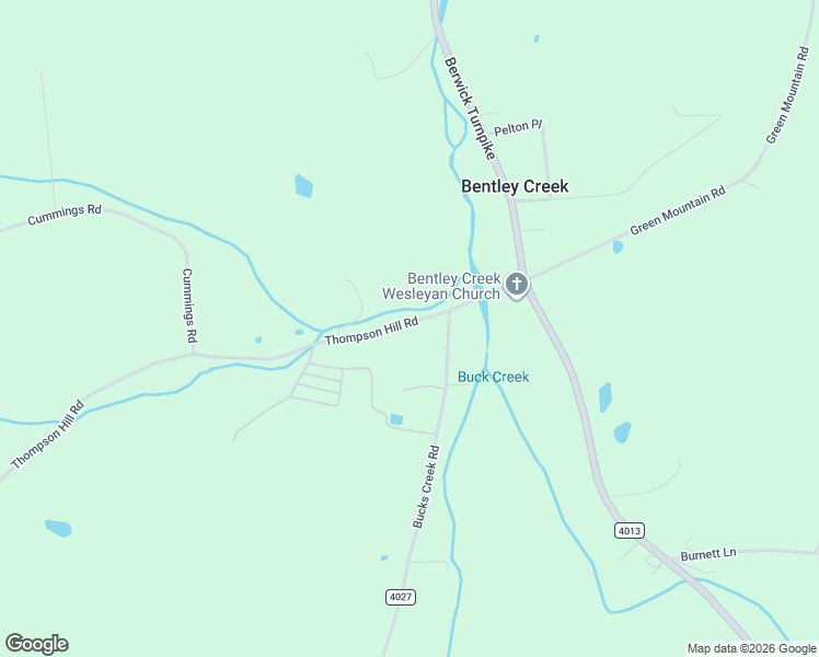 map of restaurants, bars, coffee shops, grocery stores, and more near 5735 Thompson Hill Road in Gillett