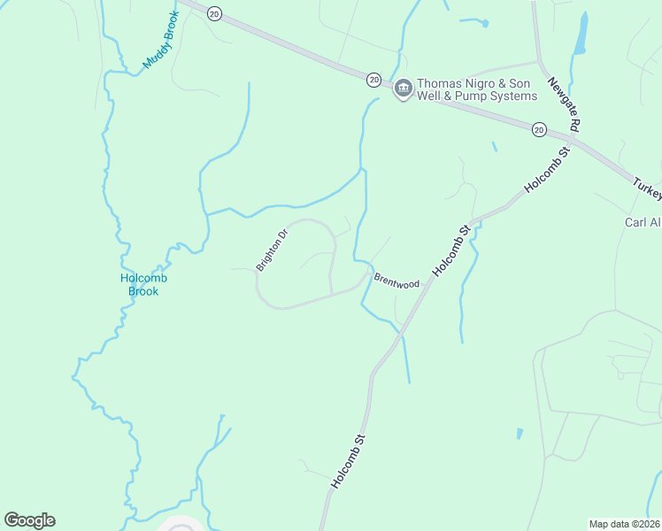 map of restaurants, bars, coffee shops, grocery stores, and more near 99 Brighton Drive in East Granby