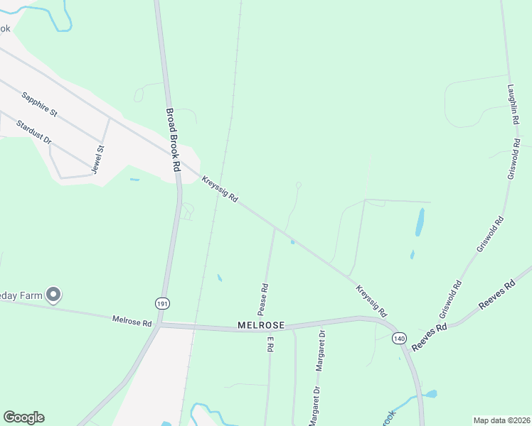 map of restaurants, bars, coffee shops, grocery stores, and more near 23 Kreyssig Road in East Windsor