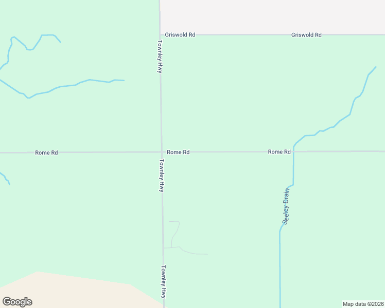 map of restaurants, bars, coffee shops, grocery stores, and more near 15944 Rome Road in Lenawee County