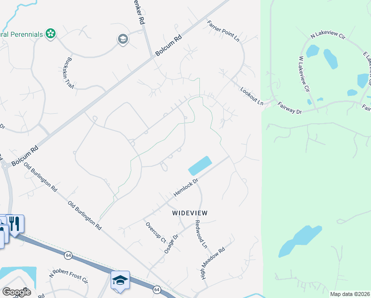 map of restaurants, bars, coffee shops, grocery stores, and more near 5N155 Prairie Rose Drive in St. Charles
