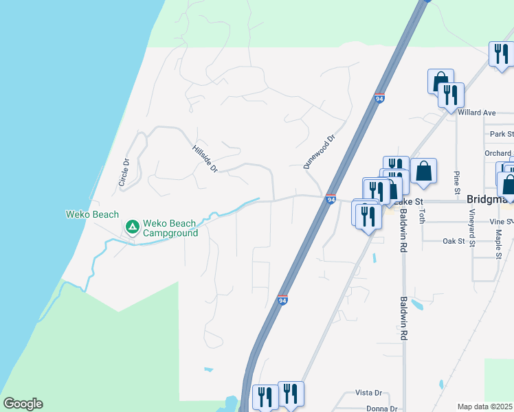4908 Lake Street, Bridgman MI Walk Score